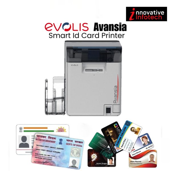 Evolis Avansia Premium Automatic Dual Side Retransfer for High-Definition Smart ID Card Printer