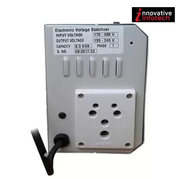 Hi-Tech Voltage Stabilizers 0.5 KVA For Digital Duplicator - Image 3
