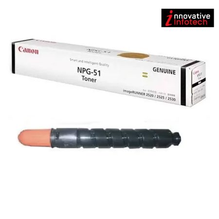 Canon NPG 51 Original Black Toner Cartridge For Ir2520, Ir2525, Ir2530 Mono Photocopier