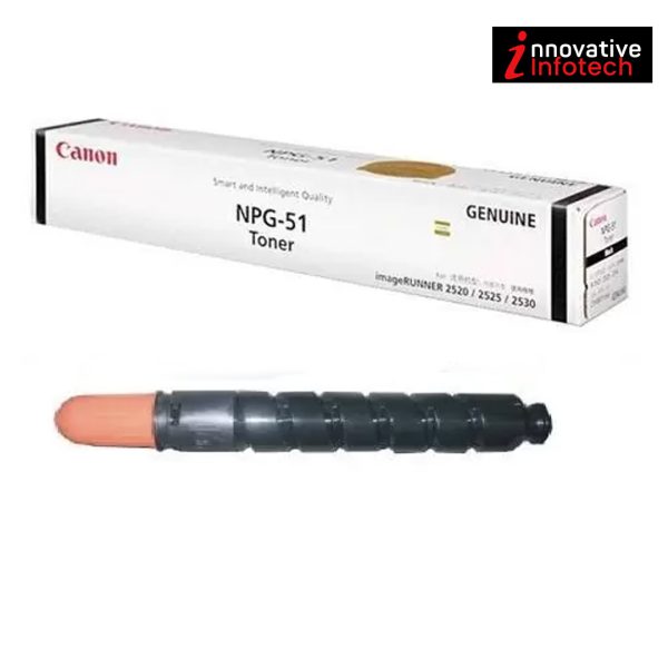Canon NPG 51 Original Black Toner Cartridge For Ir2520, Ir2525, Ir2530 Mono Photocopier