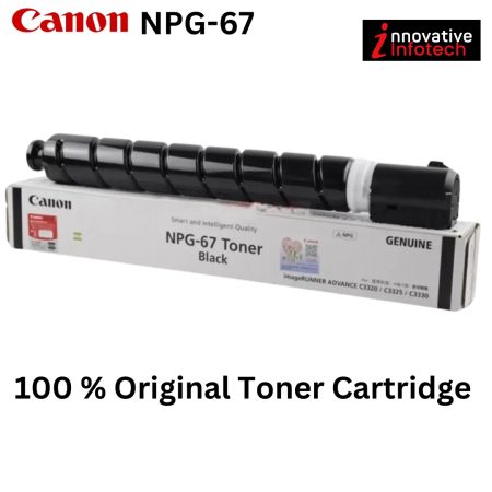 Canon NPG 67 Original Black Toner Cartridge For IR ADV C3120, C3320, C3325, C3330, C3520, C3525, C3530, C3020, C3720