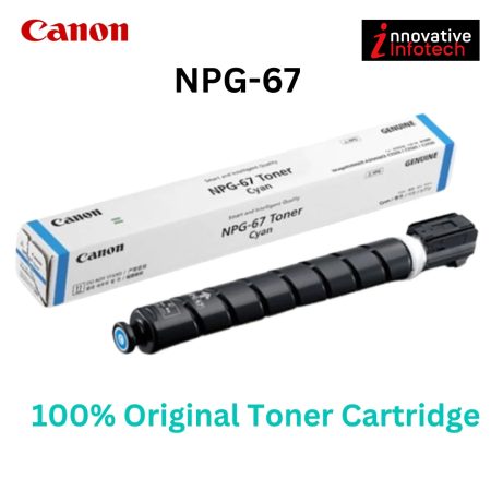 Canon NPG 67 Original Toner Cartridge (Cyan)For IR ADV C3120, C3320, C3325, C3330, C3520, C3525, C3530, C3020, C3720