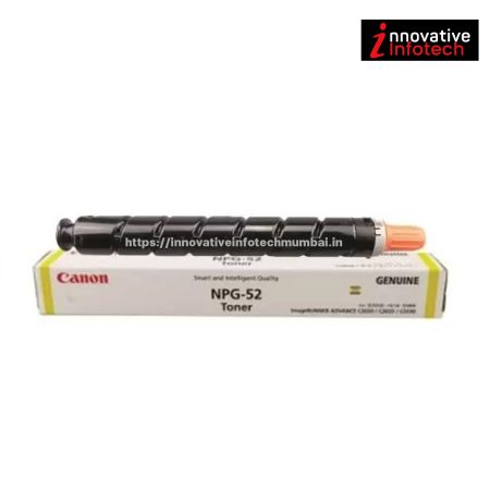 Canon NPG52 Original Yellow Toner Cartridge For Canon IRC ADV C2020, C2020H, C2025, C2025H, C2030, C2030H, C2220, C2225, C2230 Photocopier