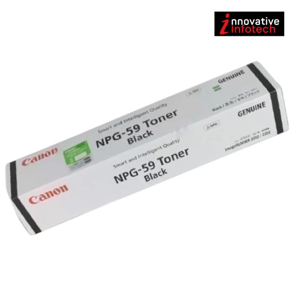 Canon NPG59 Original Black Toner Cartridge For Ir 2224N, Ir2002, Ir2002n, Ir2202n, Ir2004, Ir2004n, Ir2204n Mono Photocopier - Image 2