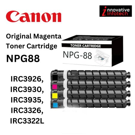 Canon NPG88 Original Magenta Toner Cartridge for Canon ADVANCE DX IRC3926, IRC3930, IRC3935, IRC3326, IRC3322L Colour Photocopier Machine