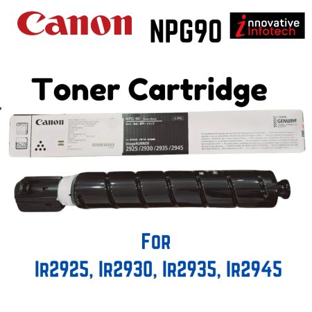 Canon NPG90 Original Black Toner Cartridge for IR2925, IR2930, IR2935, Ir2945 Photocopier Machine