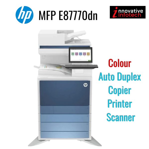 HP Color LaserJet Managed MFP E87770dn Photocopier, Printer, Scanner