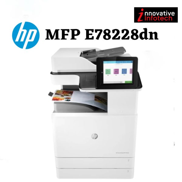 Hp Color LaserJet MFP E78228dn A3 Size Auto Duplex Copier, Printer, Scanner