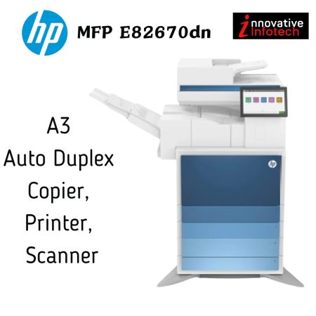 Hp LaserJet MFP E82670dn A3 Size Auto Duplex Copier, Printer, Scanner