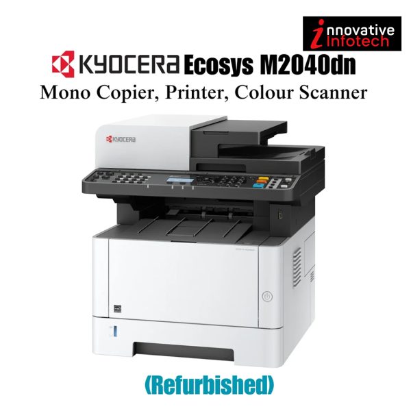 Kyocera Ecosys M2040dn Mono Copier, Printer, Color Scanner (Refurbished Xerox Machine)