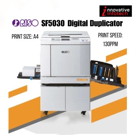 Riso SF5030 Digital Duplicator, A4 Size, Copy Printer, Mini Printing Press Machine, wedding card printing machine