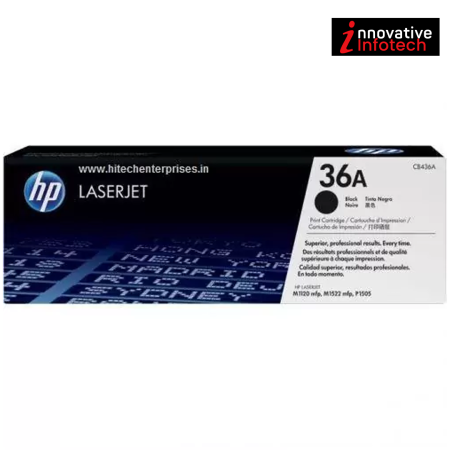 HP 36A CB436A Black Original Toner Cartridge For HP LaserJet M1522n, M1522nf, P1505n, P1505