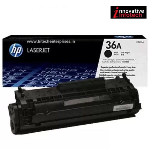HP 36A CB436A Black Original Toner Cartridge For HP LaserJet M1522n, M1522nf, P1505n, P1505 - Image 2