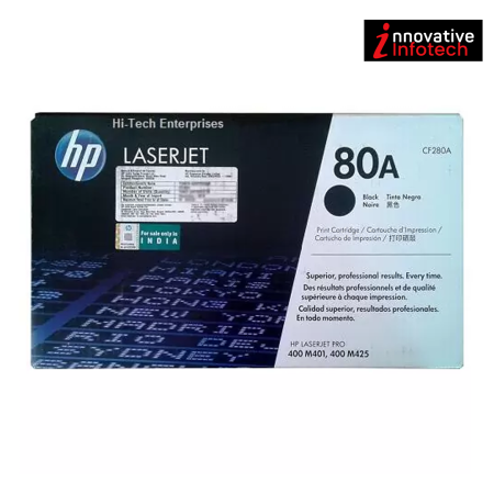 HP 80A CF280A Black Original Toner Cartridge For HP LaserJet 400, M401, M401d, M401dn, M401, M425 MFP