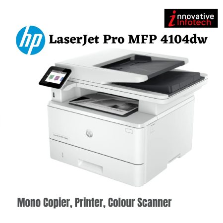 HP LaserJet Pro MFP 4104DW Mono Printer, Copier, Color Scanner